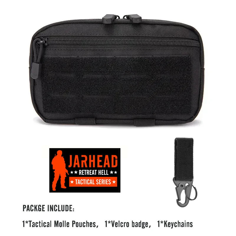 Tactical Molle Pouch Compact Water-Resistant Utility Bag for Hunting & Outdoor