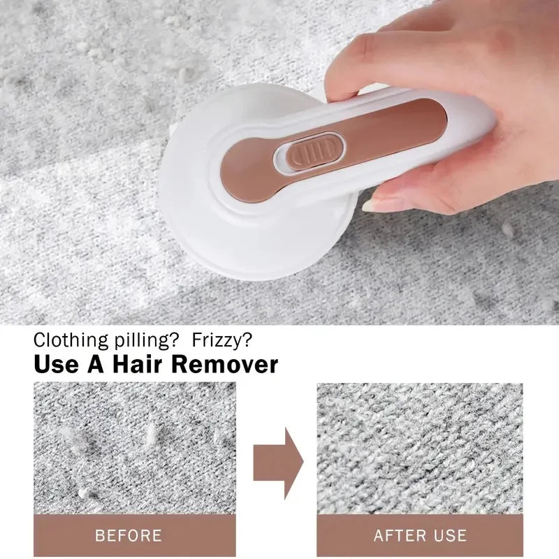 Electric Fabric Shaver & Lint Remover – USB Rechargeable Sweater Fuzz Remover