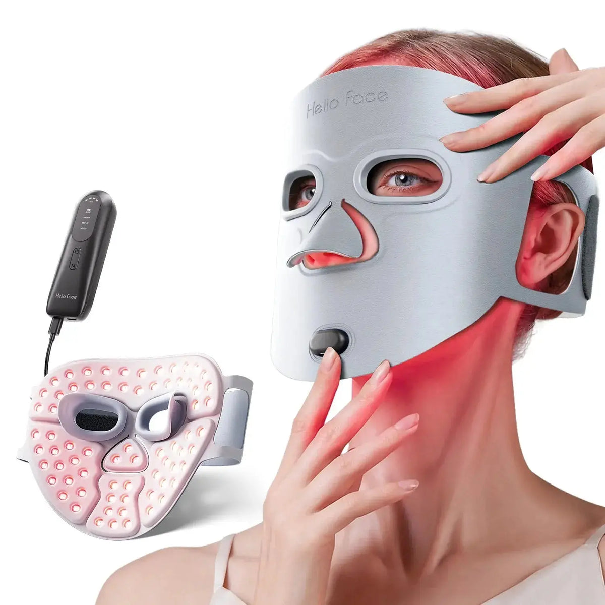 Red light therapy face mask compared with traditional skincare