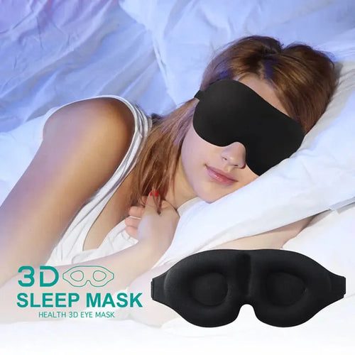 3D blackout sleeping mask for comfortable rest