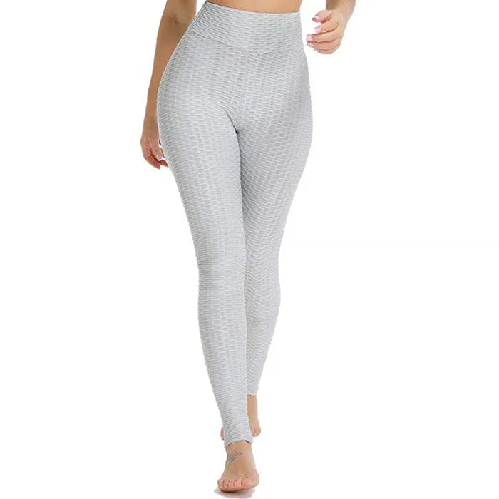 Women Seamless Push Up Leggings High Waist Anti Cellulite Peach Lift Yoga Pants Zippmart