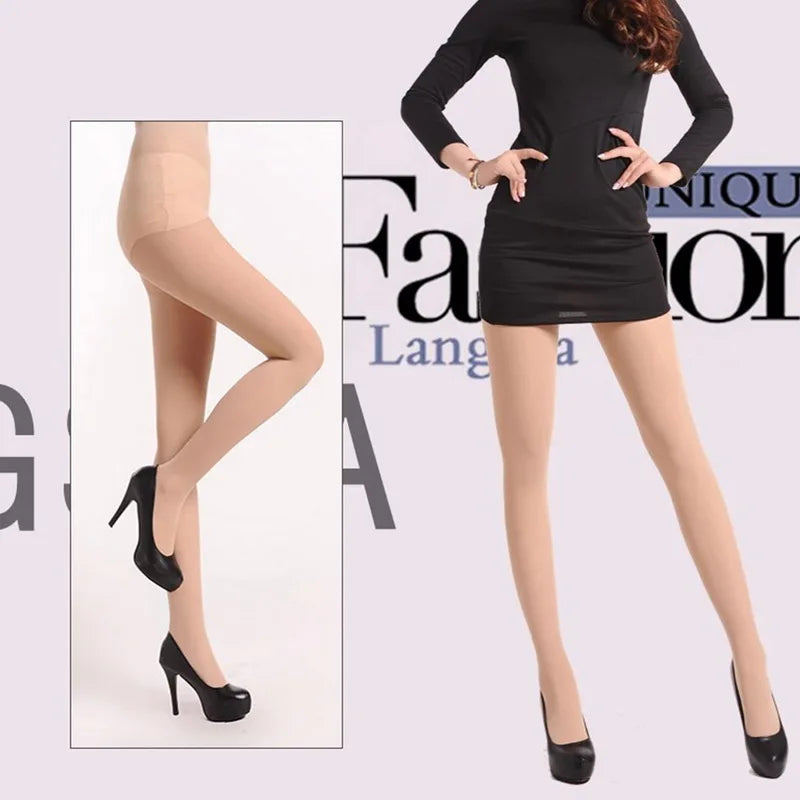Womens 80D Seamless Warm Tights and Stockings for Fall Winter Zippmart