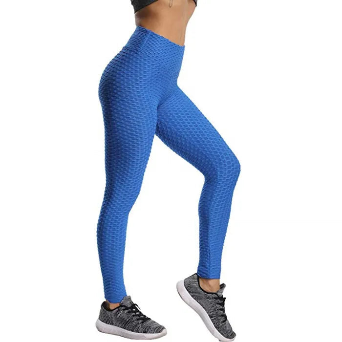 Women Seamless Push Up Leggings High Waist Anti Cellulite Peach Lift Yoga Pants Zippmart