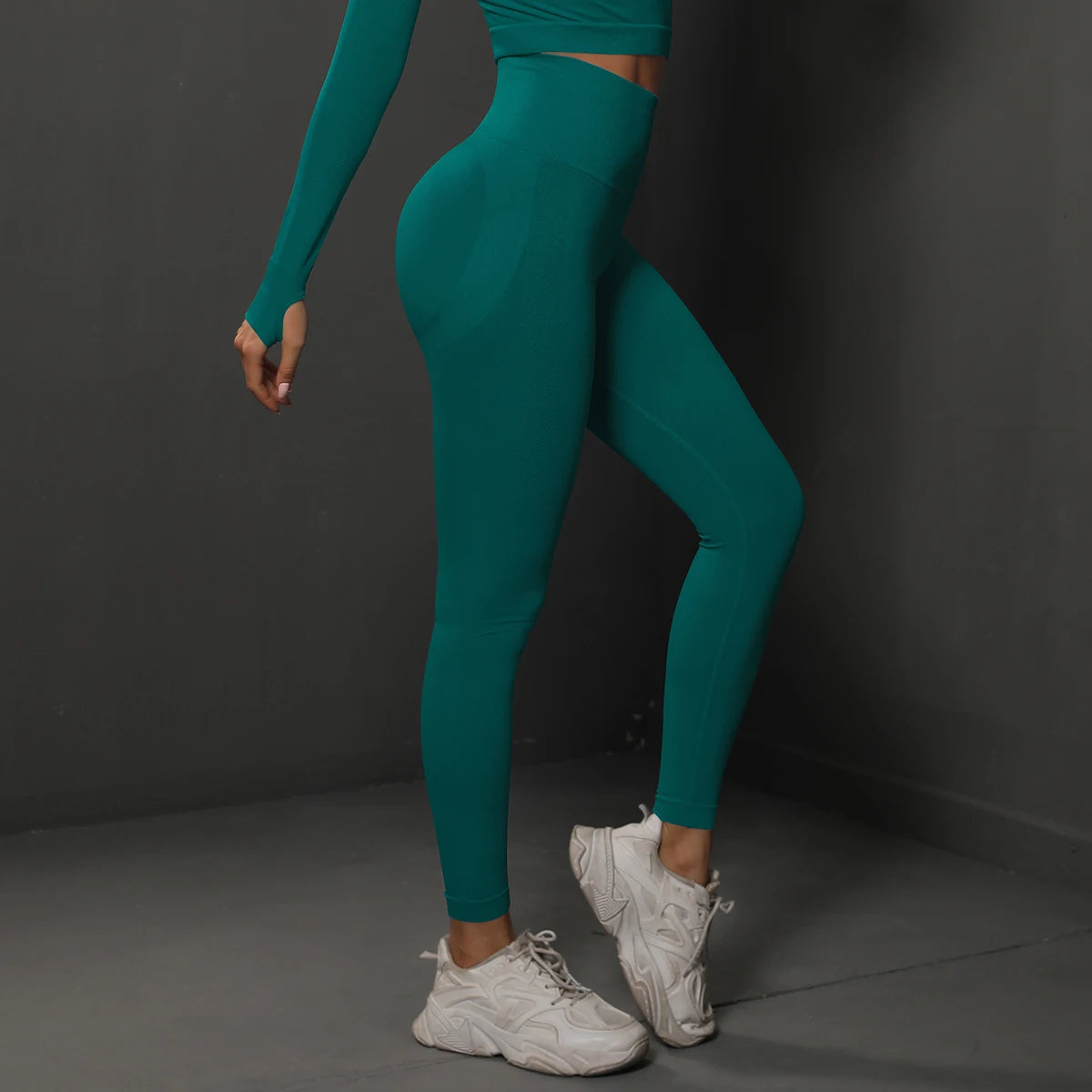 Seamless High Waist Booty Lifting Leggings For Women Yoga Fitness Zippmart