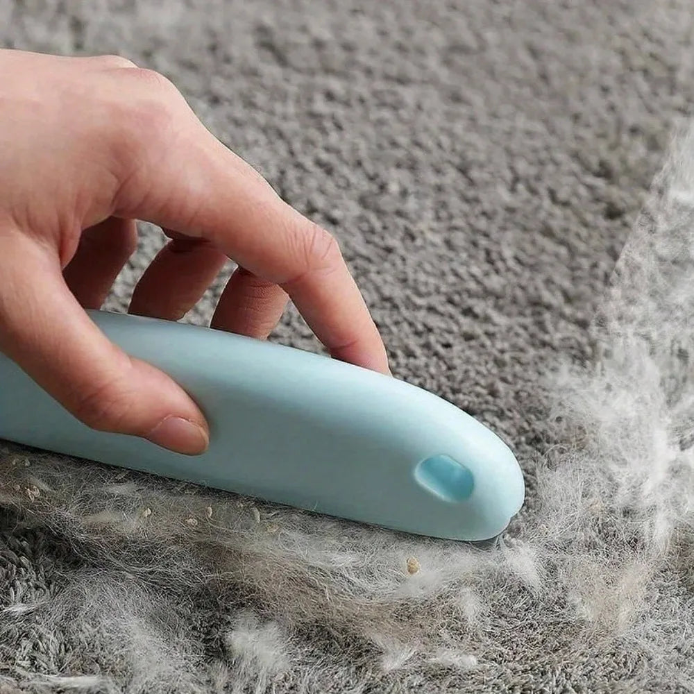 1pcs Pet Hair Remover Brush for Dogs & Cats, Gentle Fur Grooming Tool for Furniture, Clothes & Home Cleaning
