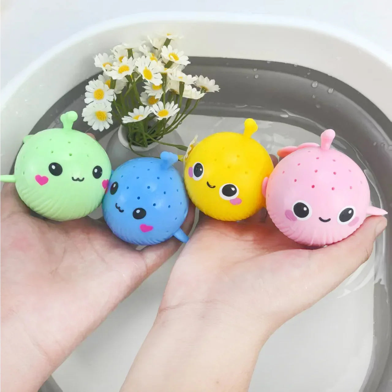 Baby Bath Toy – Squishy Whale Sponge Water Toy for Kids