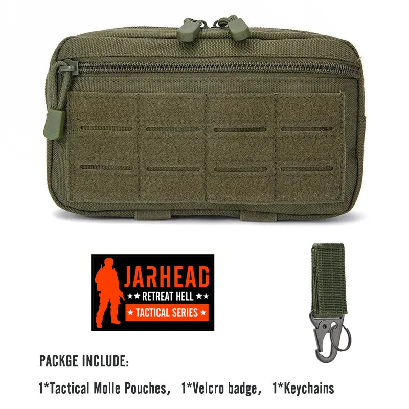 Tactical Molle Pouch  Compact Water-Resistant Utility Bag for Hunting & Outdoor