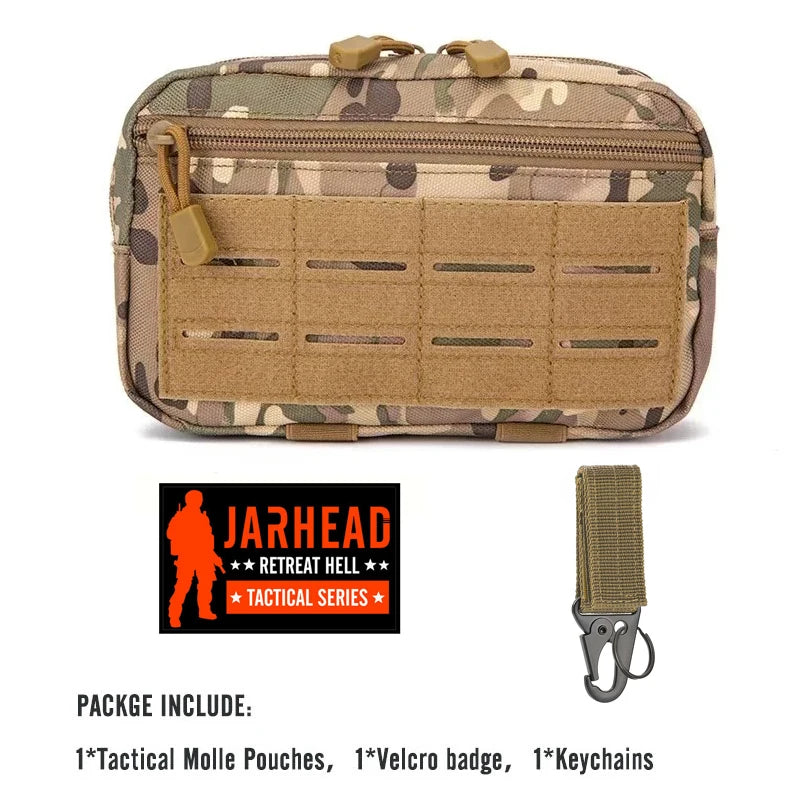 Tactical Molle Pouch  Compact Water-Resistant Utility Bag for Hunting & Outdoor