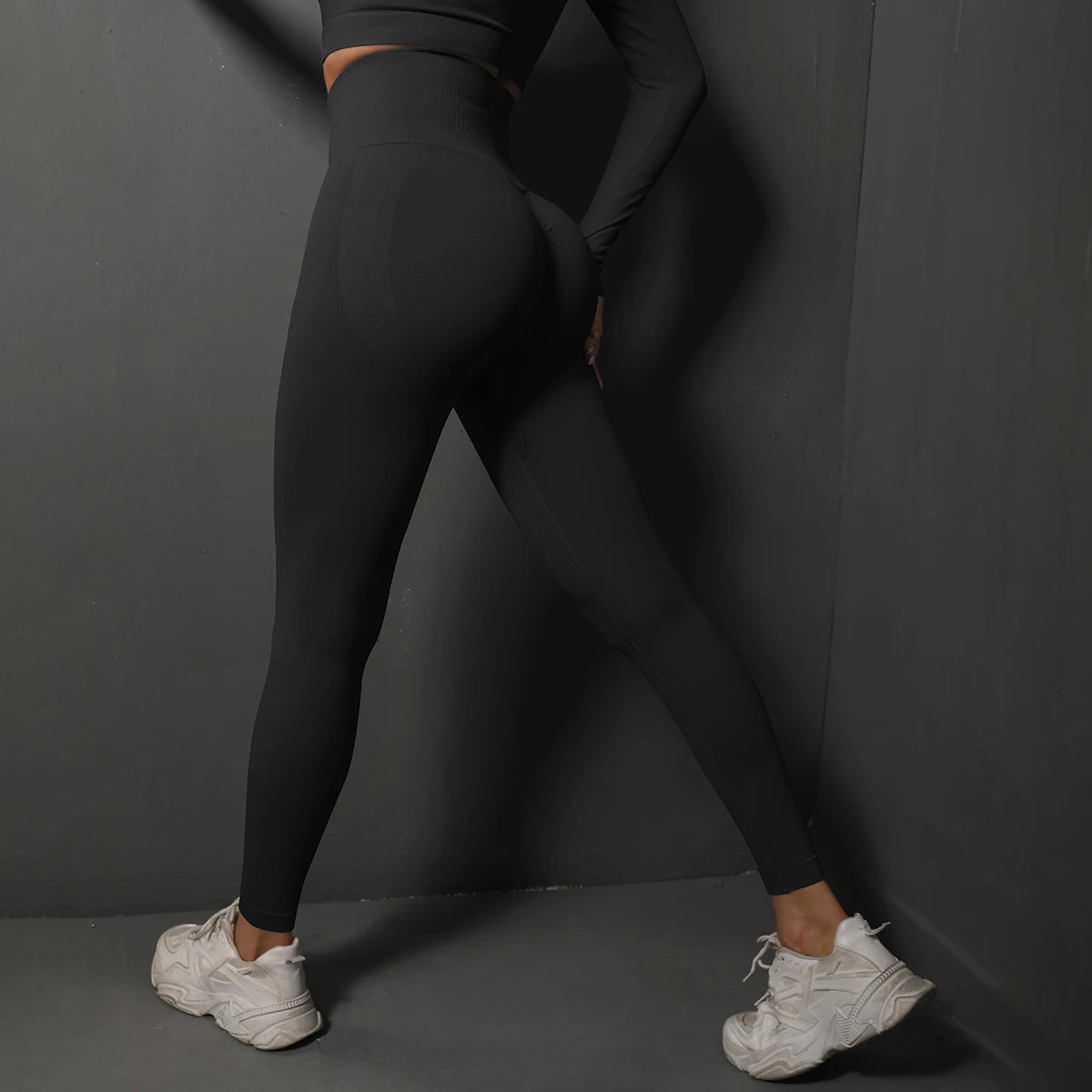 Seamless High Waist Booty Lifting Leggings For Women Yoga Fitness Zippmart