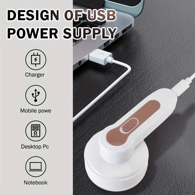 Electric Fabric Shaver & Lint Remover – USB Rechargeable Sweater Fuzz Remover