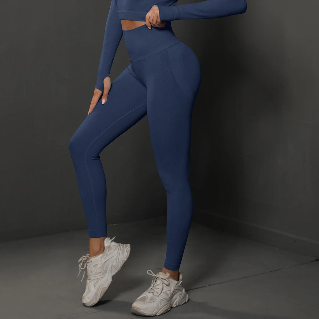 Seamless High Waist Booty Lifting Leggings For Women Yoga Fitness Zippmart
