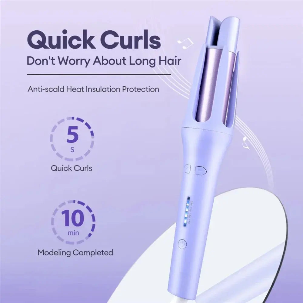 32mm Automatic Rotating Ceramic Hair Curler Zippmart