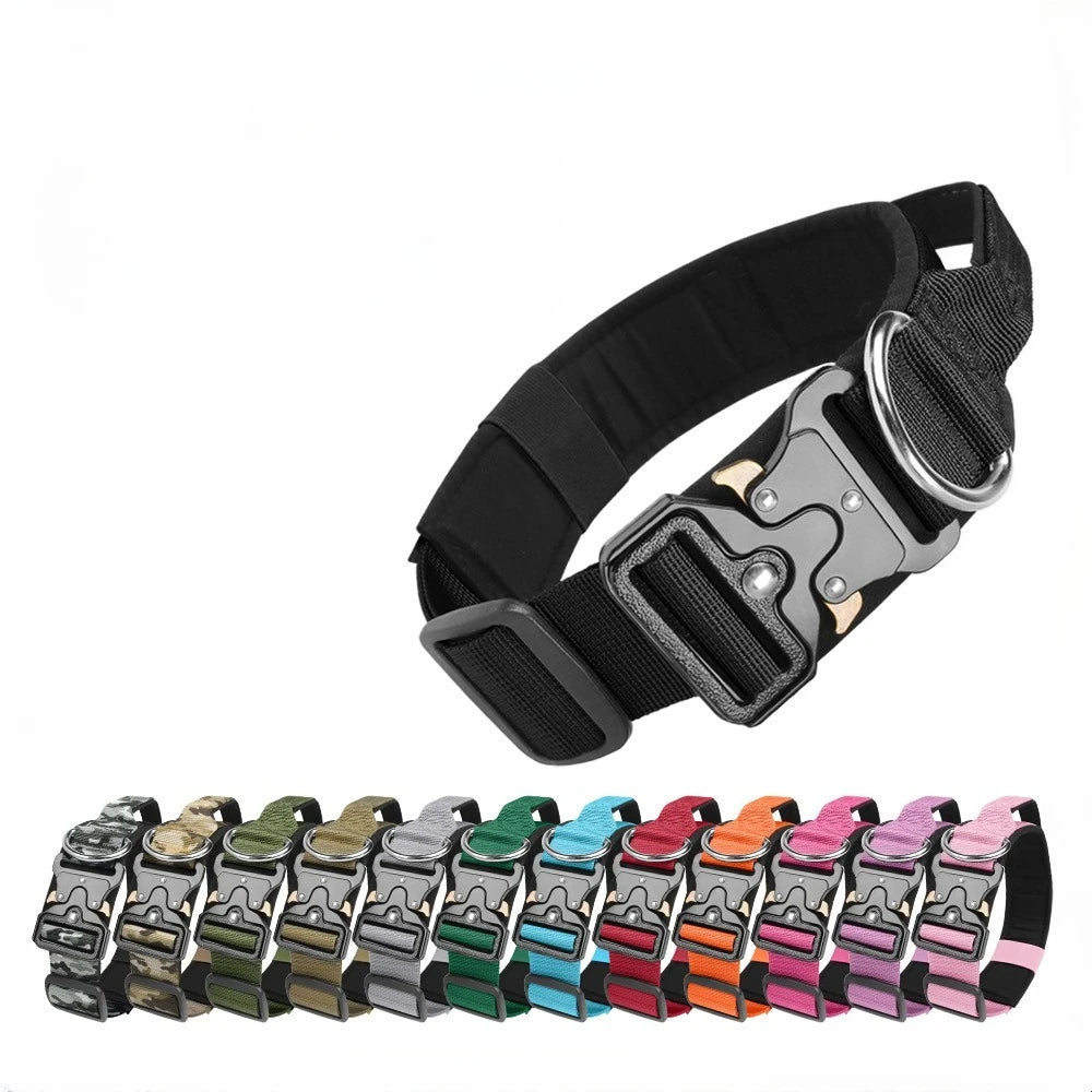 New Adjustable Outdoor Explosion Proof Flushing Tactical Collar Training Tactics Dog Harness Dog Accessories for Large Dogs