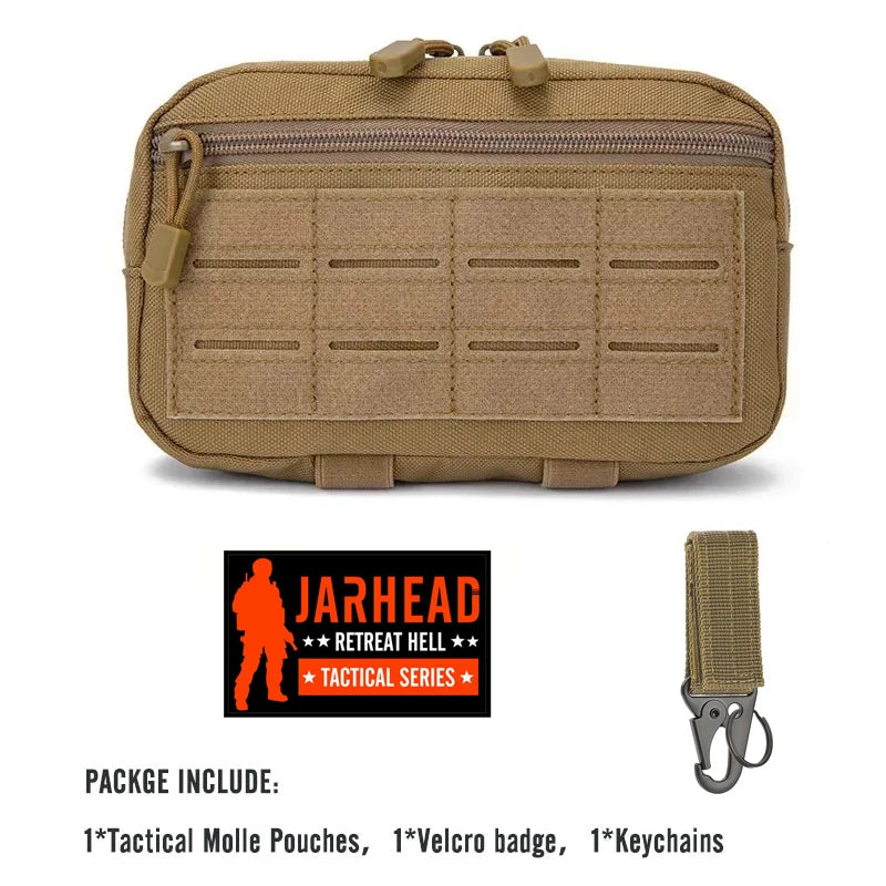 Tactical Molle Pouch  Compact Water-Resistant Utility Bag for Hunting & Outdoor