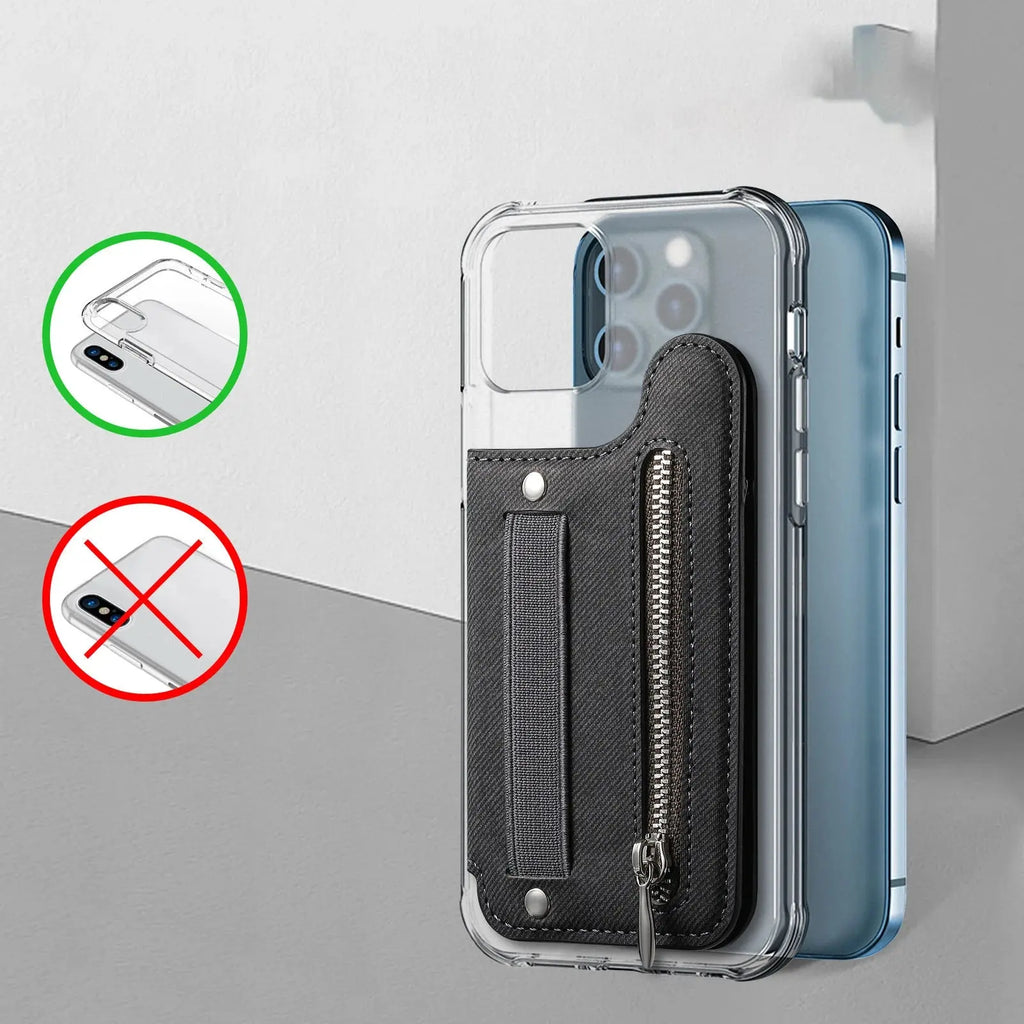 Flip Phone Wallet Case with Card Holder Zippmart
