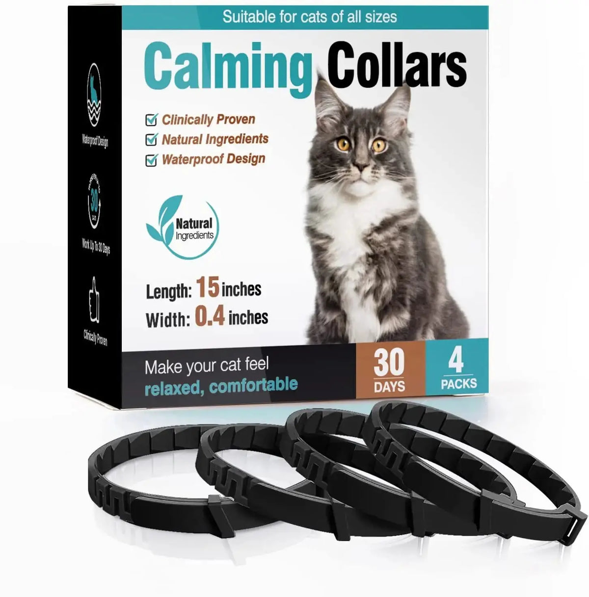 Calming Pheromone Collars for Dogs & Cats Zippmart