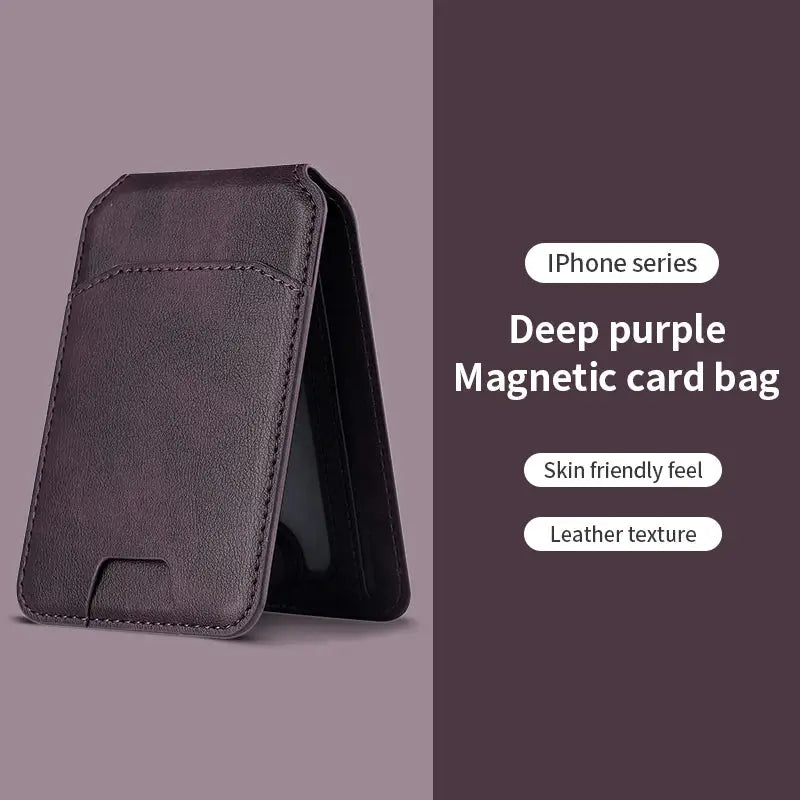 MagSafe Magnetic Leather Wallet Phone Case Zippmart