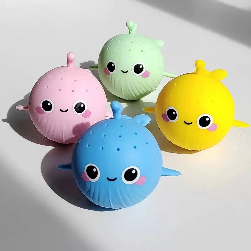 Baby Bath Toy – Squishy Whale Sponge Water Toy for Kids