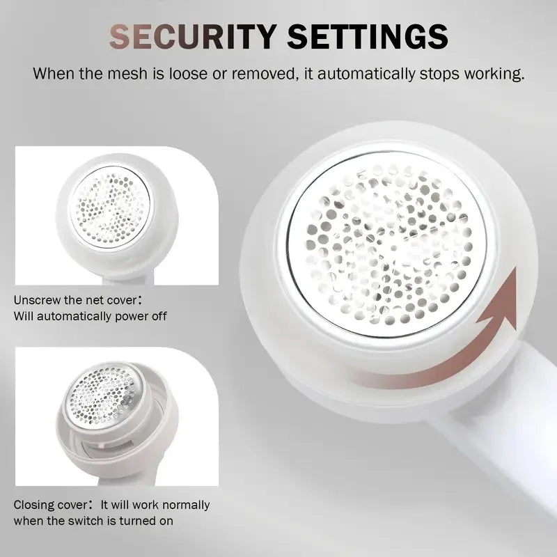 Electric Fabric Shaver & Lint Remover – USB Rechargeable Sweater Fuzz Remover