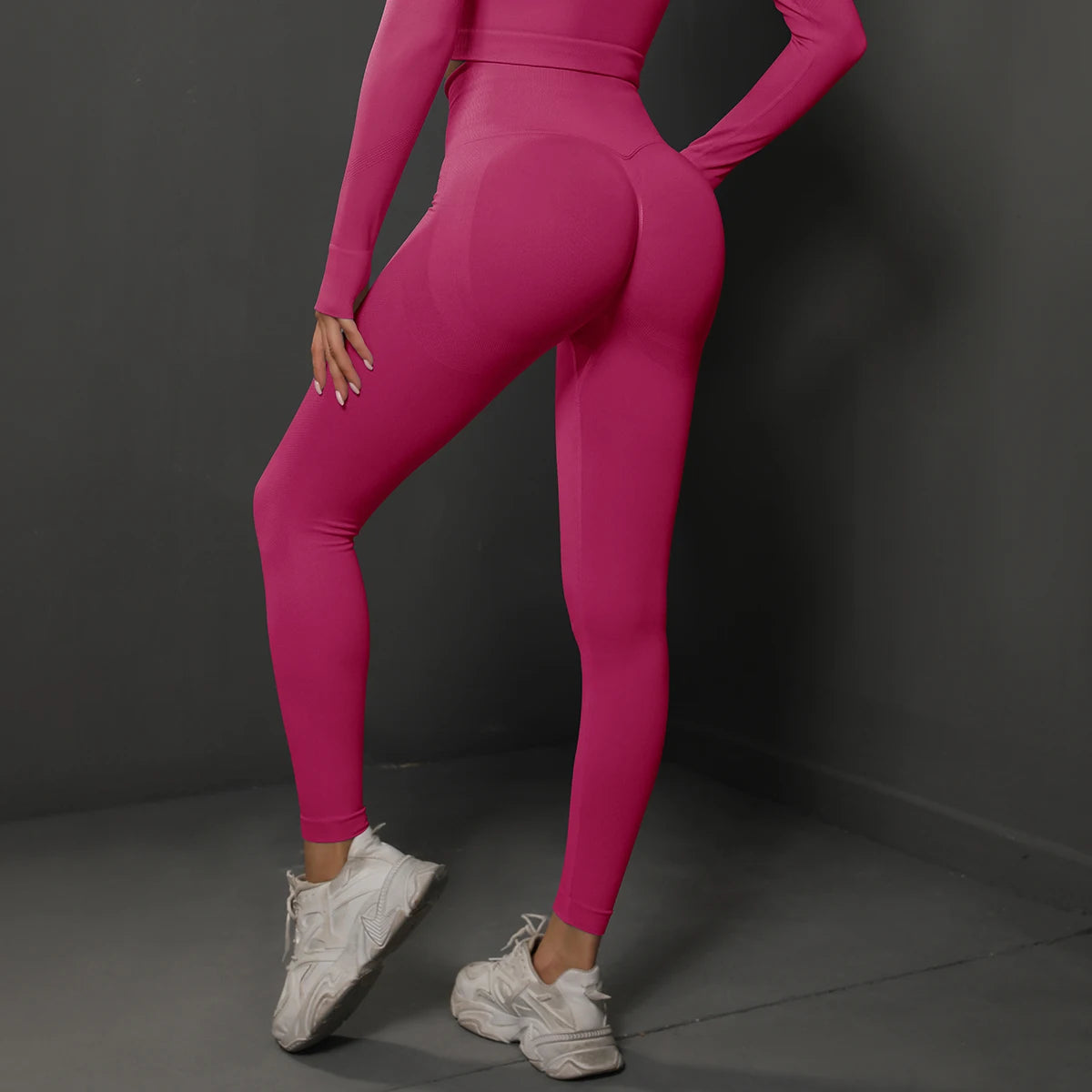 Seamless High Waist Booty Lifting Leggings For Women Yoga Fitness Zippmart