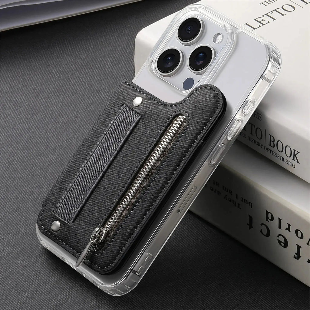 Flip Phone Wallet Case with Card Holder Zippmart