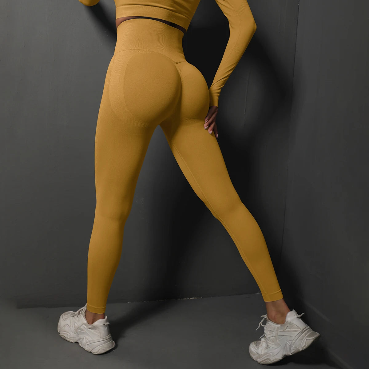 Seamless High Waist Booty Lifting Leggings For Women Yoga Fitness Zippmart