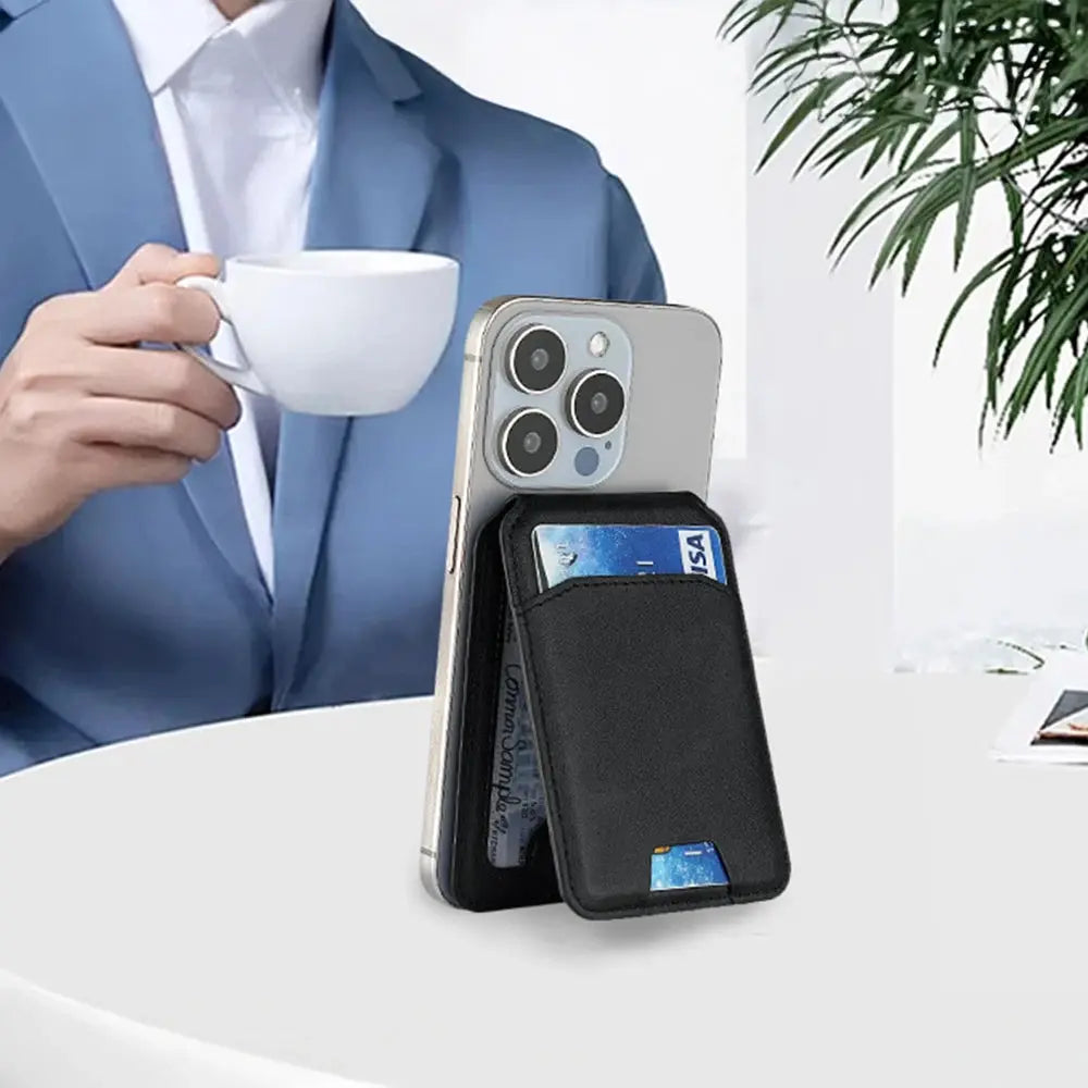 MagSafe Magnetic Leather Wallet Phone Case Zippmart