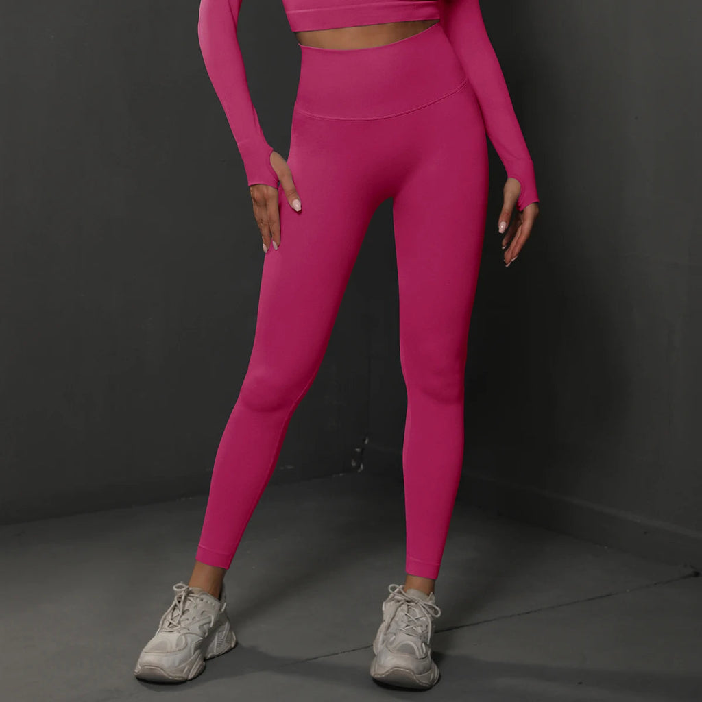 Seamless High Waist Booty Lifting Leggings For Women Yoga Fitness Zippmart