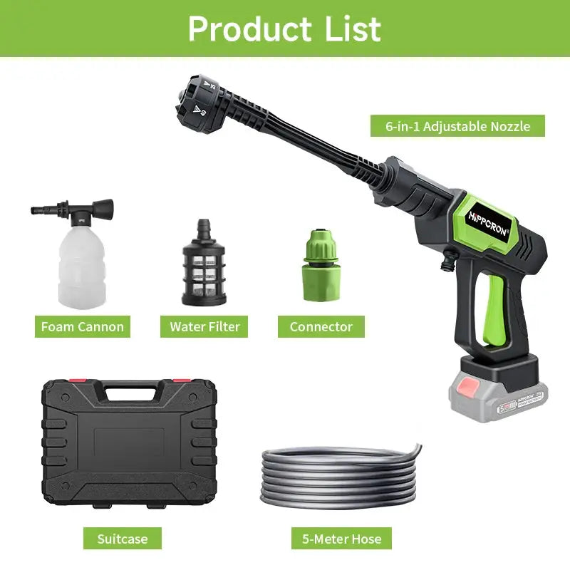 Cordless Car Washing & Garden Water Gun Zippmart
