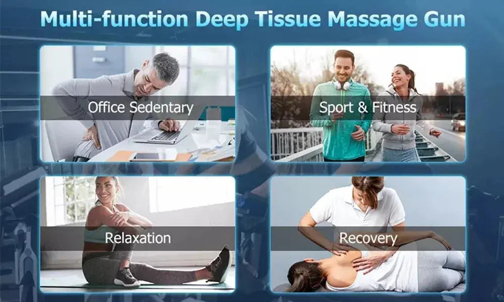 Deep Tissue Massage Gun for Body & Neck Zippmart