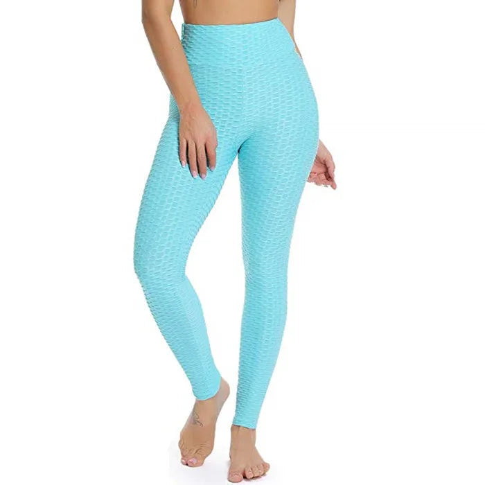 Women Seamless Push Up Leggings High Waist Anti Cellulite Peach Lift Yoga Pants Zippmart