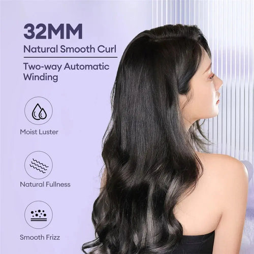 32mm Automatic Rotating Ceramic Hair Curler Zippmart