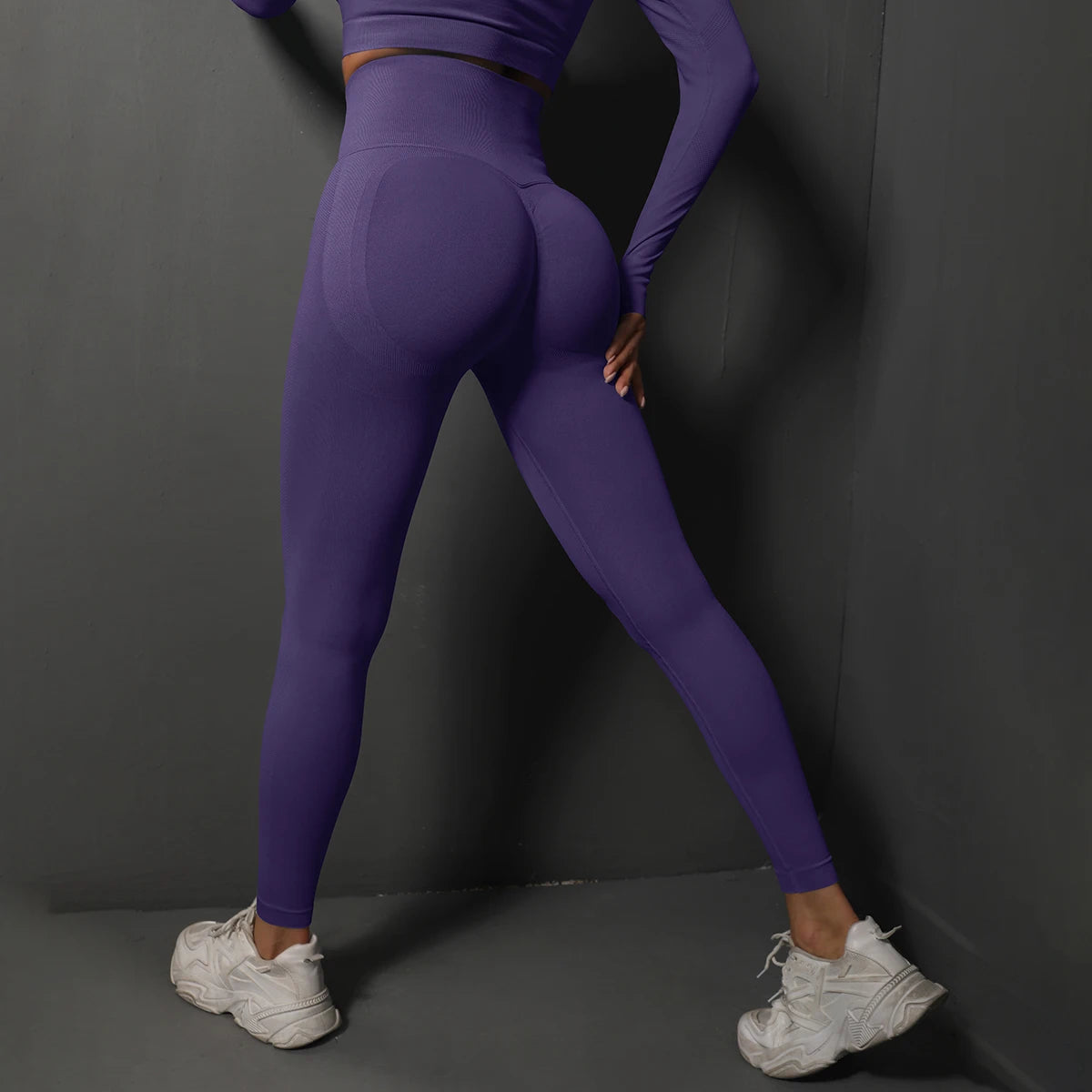 Seamless High Waist Booty Lifting Leggings For Women Yoga Fitness Zippmart