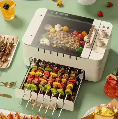 2-in-1 Electric Grill & BBQ Maker Zippmart