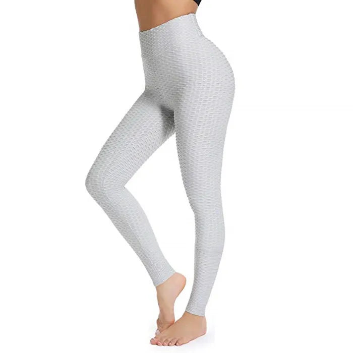 Women Seamless Push Up Leggings High Waist Anti Cellulite Peach Lift Yoga Pants Zippmart