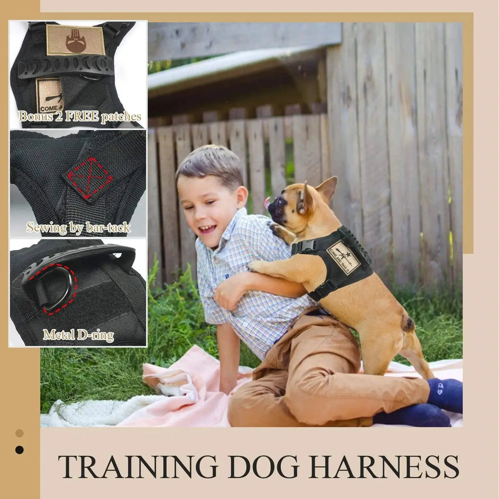 Adjustable Tactical Dog Vest Harness Zippmart