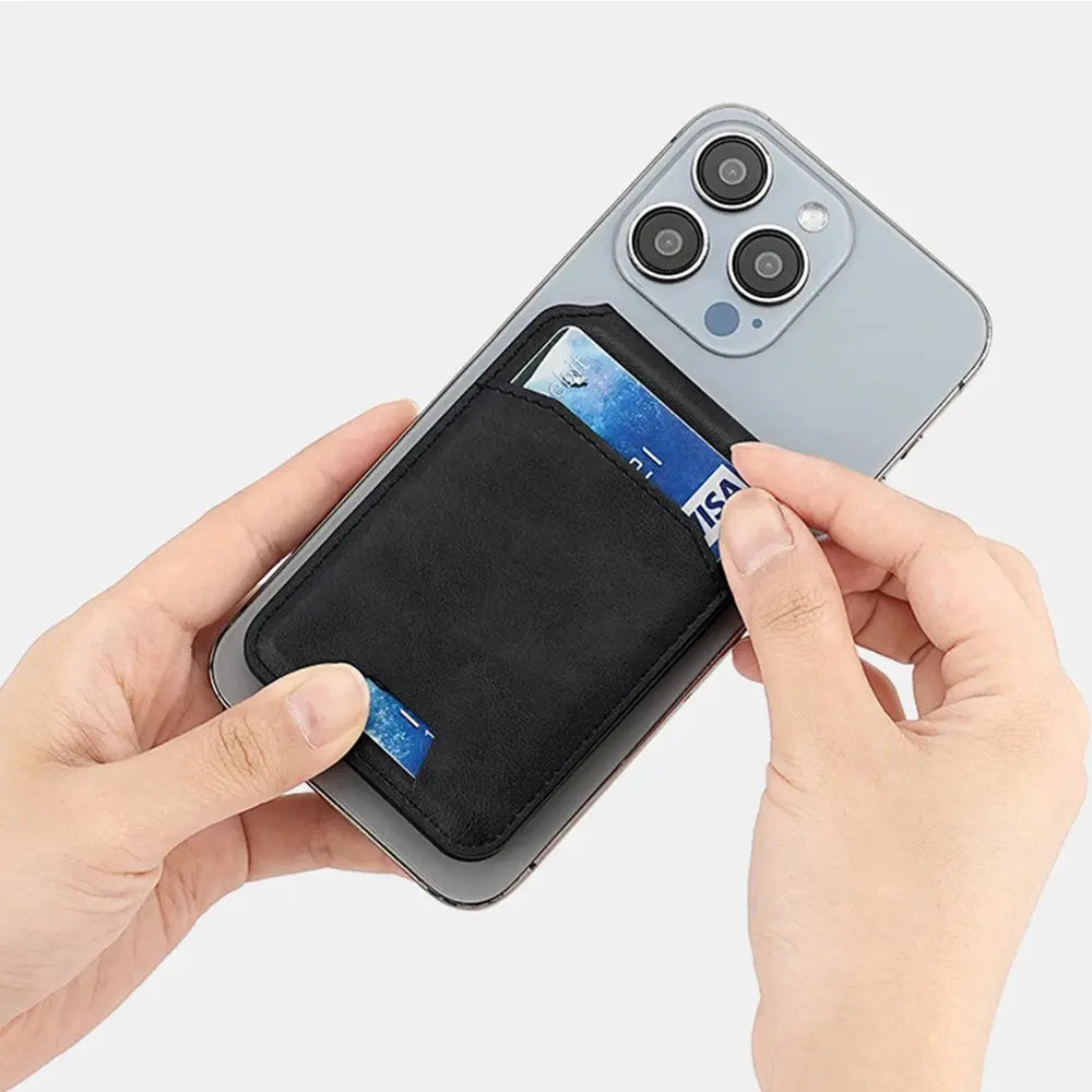 MagSafe Magnetic Leather Wallet Phone Case Zippmart