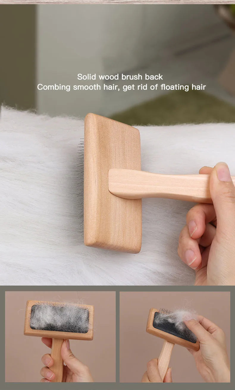 Pet Hair Removal Comb Dog Cat Slicker Brush Pet Hair Knotting Remover Comb for Cats Dogs Puppy Grooming Tool Cat Dog Accessories