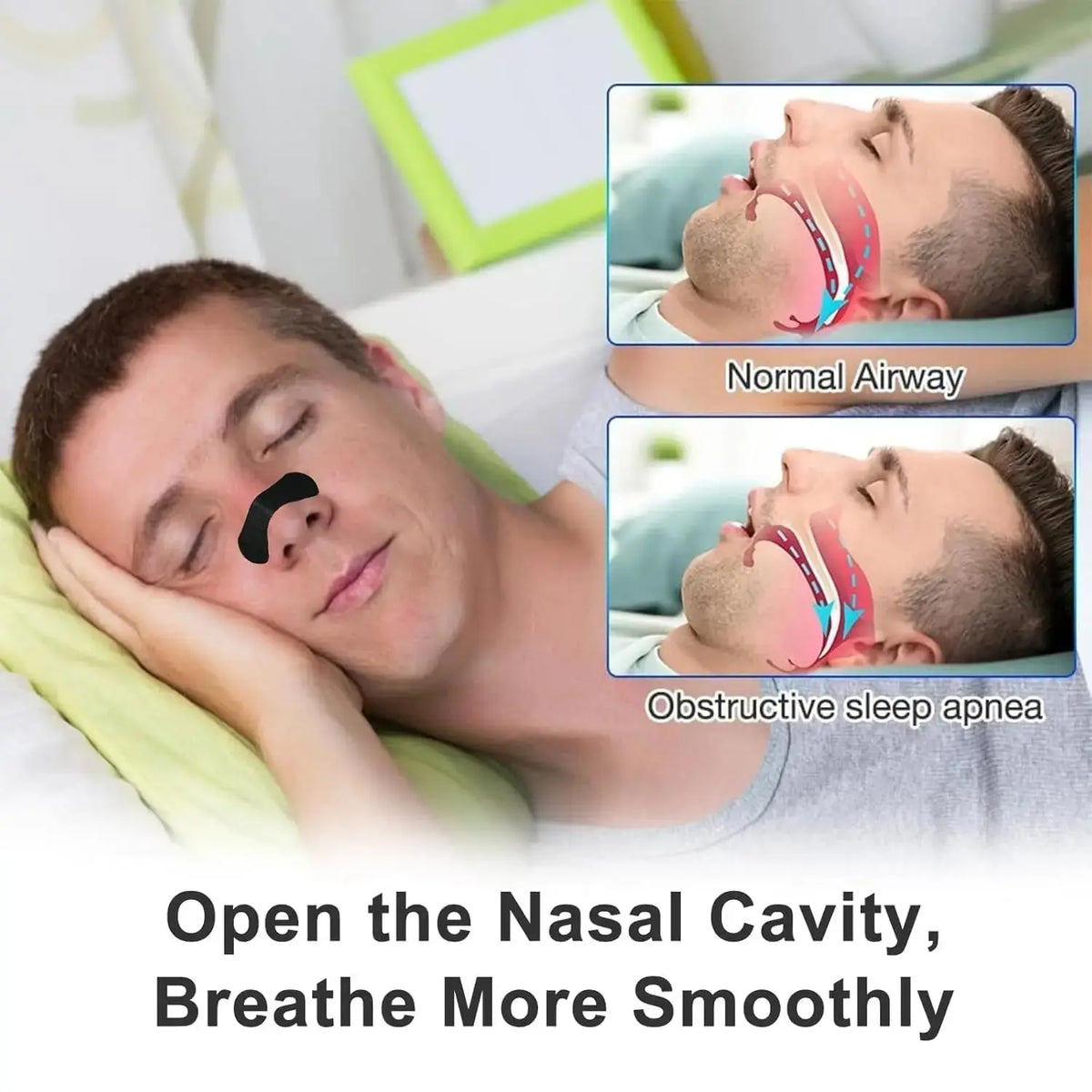 Breathing Support Nasal Strips for Sleep & Sports Zippmart