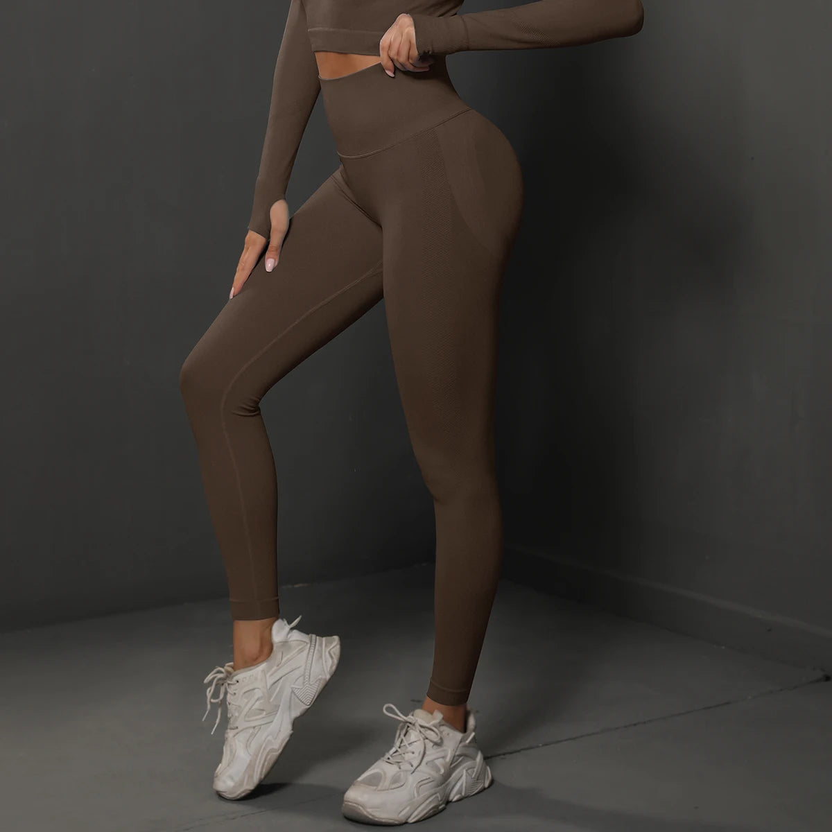 Seamless High Waist Booty Lifting Leggings For Women Yoga Fitness Zippmart