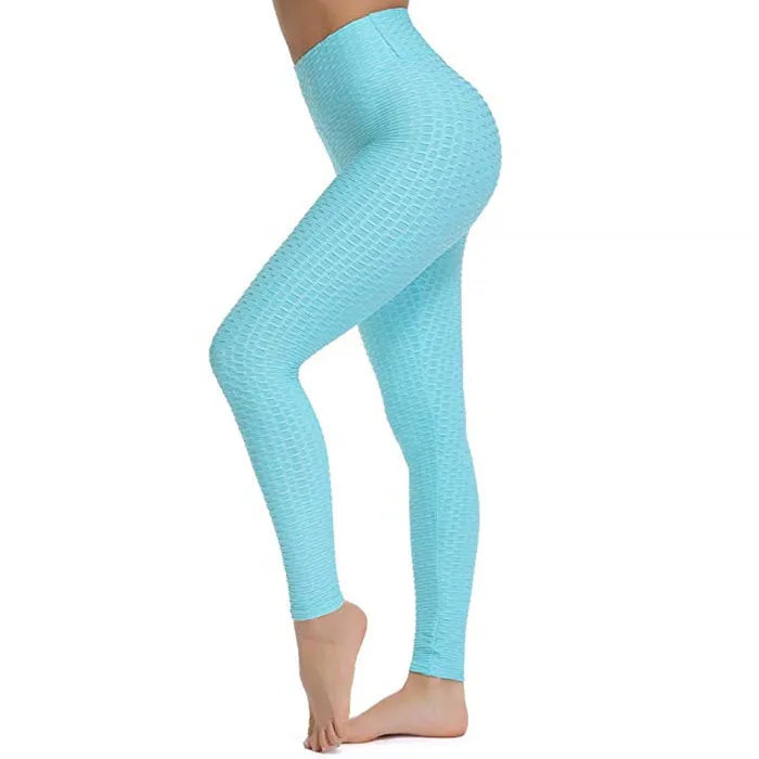 Women Seamless Push Up Leggings High Waist Anti Cellulite Peach Lift Yoga Pants Zippmart