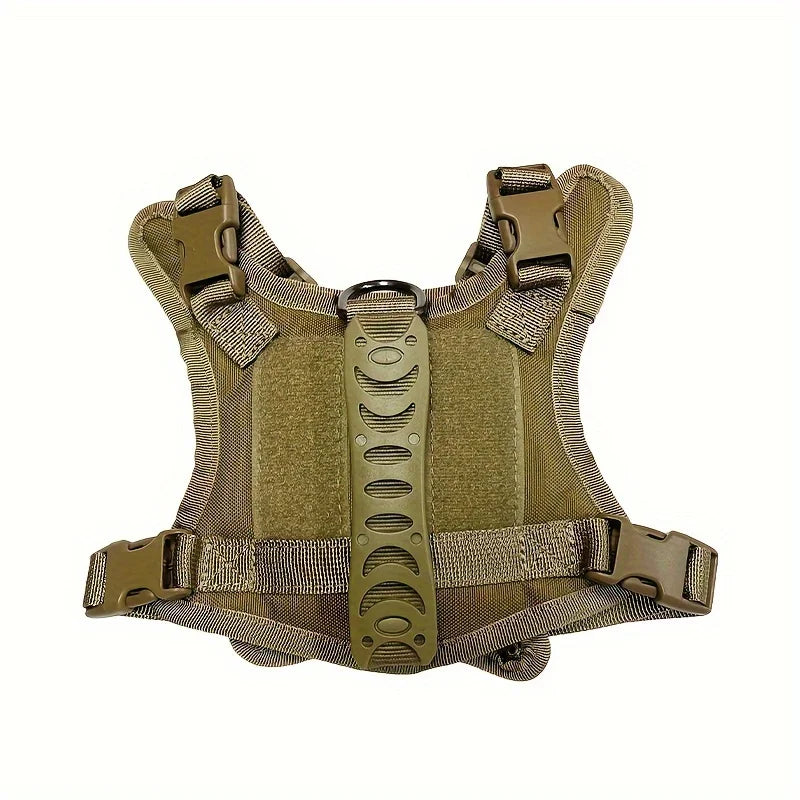 Cat Puppy Tactical Vest Training Harness Adjustable Military Outdoor Working Cat Harness  Dog Accessories for Small Dogs