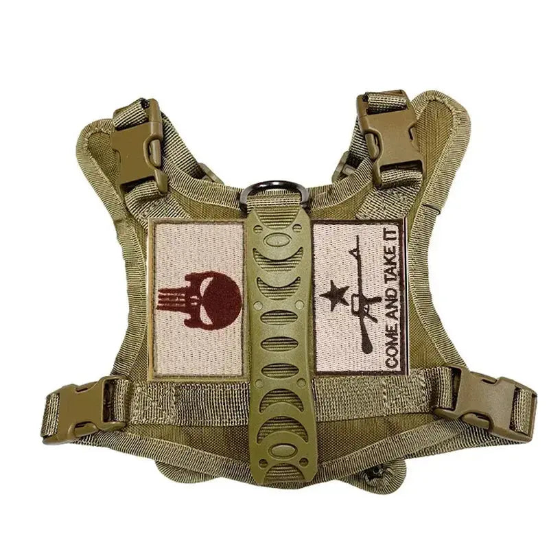Adjustable Tactical Dog Vest Harness Zippmart