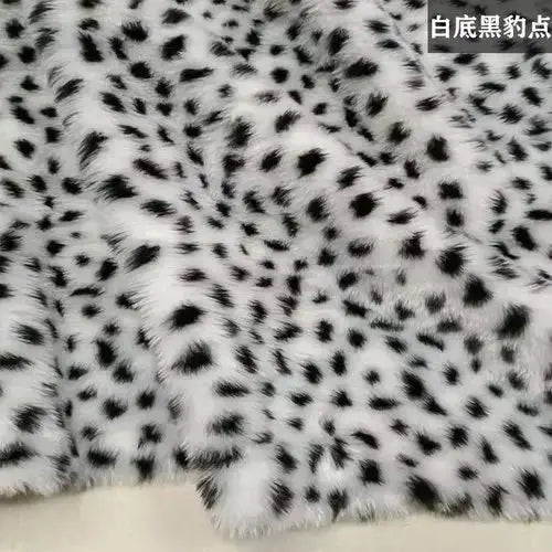 Leopard Print Faux Fur Fabric Zippmart