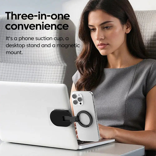 3-in-1 Magnetic Suction Cup Phone Stand Zippmart