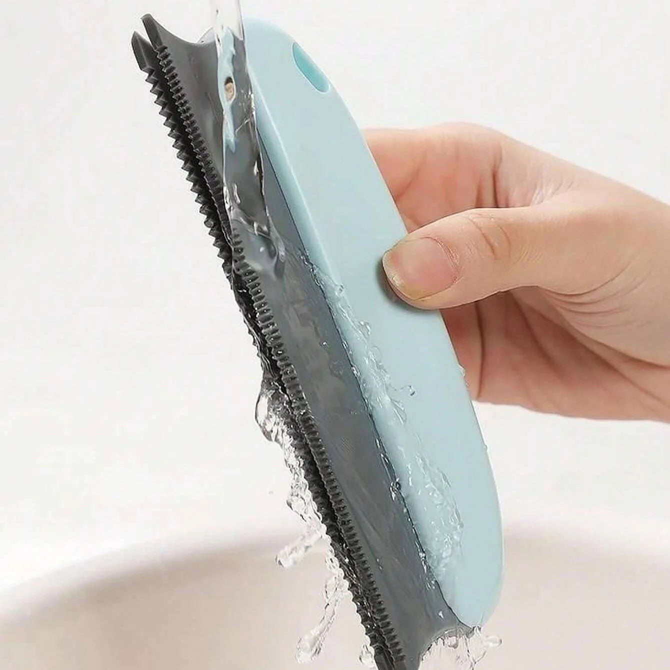 1pcs Pet Hair Remover Brush for Dogs & Cats, Gentle Fur Grooming Tool for Furniture, Clothes & Home Cleaning