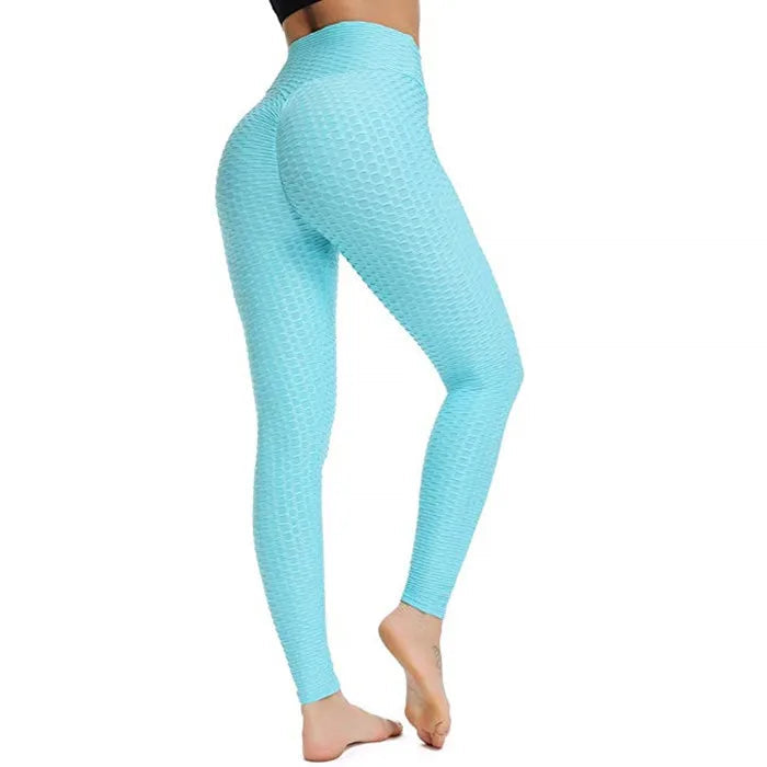 Women Seamless Push Up Leggings High Waist Anti Cellulite Peach Lift Yoga Pants Zippmart