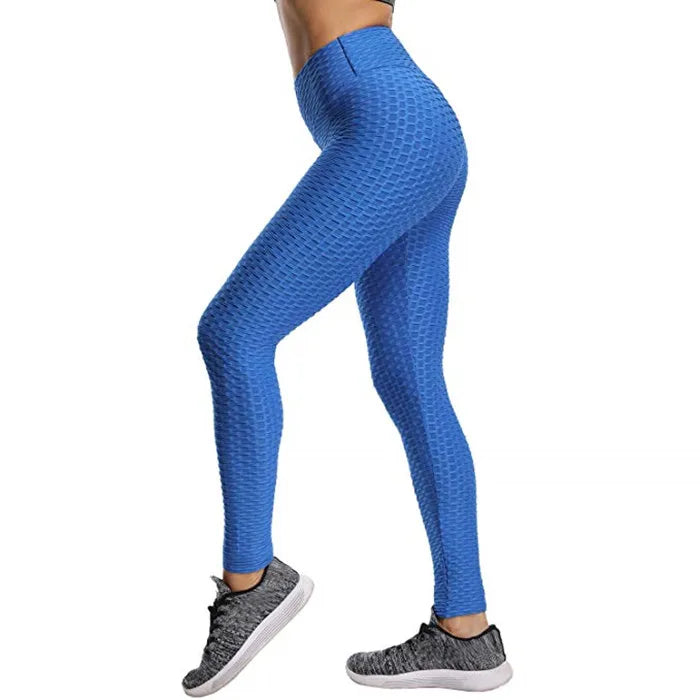 Women Seamless Push Up Leggings High Waist Anti Cellulite Peach Lift Yoga Pants Zippmart