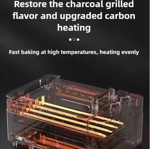 Multi-function Electric Grill for Party Kitchen Cooking\Baking\BBQ Smart 2 in 1 BBQ Grill Machine
